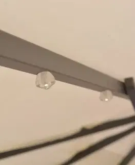 Konzolový slnečník s LED svetlami Ø 300 cm