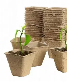 Kinekus Kvetináč rašelinový SADBOVAČ 6x5cm, sada 72ks