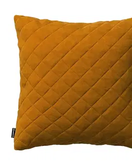 Dekoria Obliečka Kinga pikovaná 43 x 43 cm, Sennepsgul, 43 x 43 cm, Velvet, 704-23