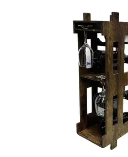 Stojan na víno VINOTRA Dekorhome