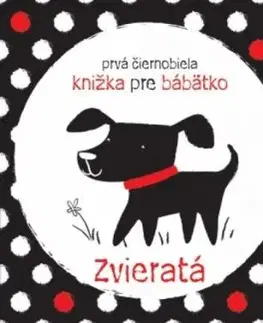Prvá čiernobiela knižka pre bábätko Zvieratá