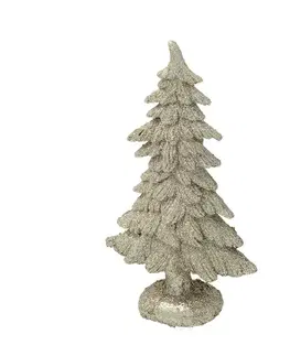 Dekoria Dekorácia Golden Christmas Tree 20cm, 11 x 5 x 20 cm