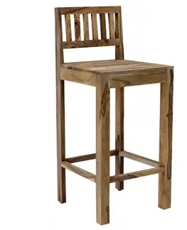 Stolička barová indický masív palisander