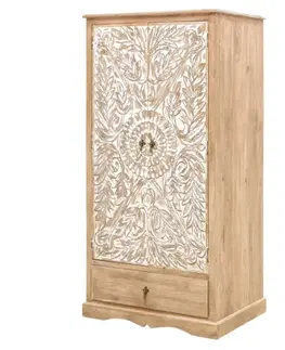 Skriňa Sita 120x200x60 indický masív mango