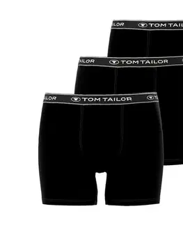Boxerky TomTailor »Buffer«, 3 ks, čierne