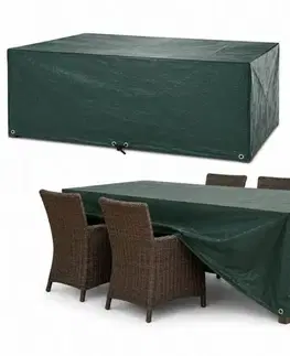 Kinekus Obal ochranný na záhradný nábytok 165x115x80 cm zelený