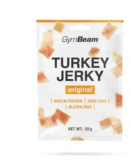 GymBeam Sušené mäso Turkey Jerky originál