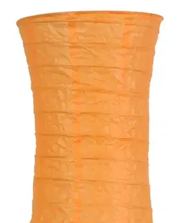Papierová stojaca lampa oranžová noc 60W E14 Tai