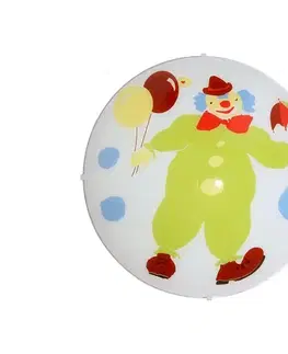 Prezent 1366 - Náhradné sklo CLOWN E27