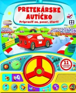 Závodné auto - zvuková knižka s volantom - Igloo Books