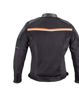 W-TEC 2Stripe čierno-béžovo-oranžová II - XL