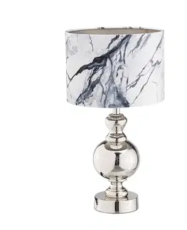 Dekoria Stolová lampa Marble Grey, 55,5 cm 