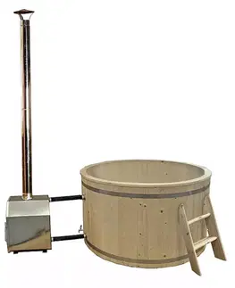 DEOKORK Drevená kaďa bez vložky Hot tub (900L)