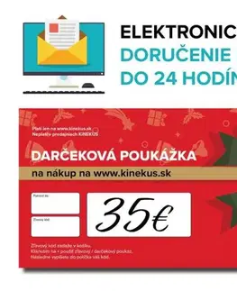 Kinekus Darčeková poukážka 35 €, červená, e-mailom