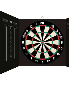 Bull's Magnetic Paper Dartboard Cabinet Set