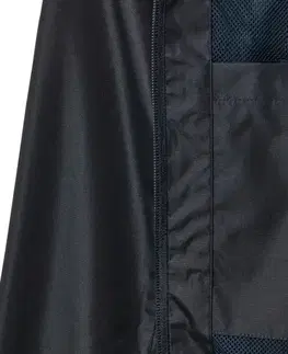 Bunda do dažďa unisex, tmavomodrá