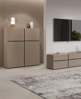 BRENDON 40 TV stolík, congo / čierna 