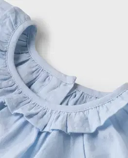 Detská blúzka z materiálu chambray