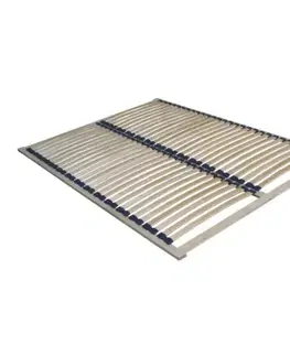KONDELA Twinpack lamelový rošt 160x200 cm brezové drevo