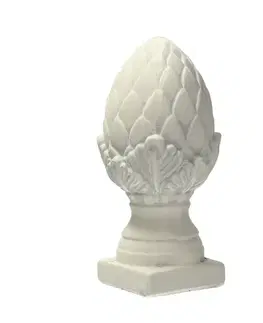 Dekoria Dekorácia Cone 26cm white, 12 x 12 x 10 cm 