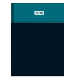 Manager diár A4 2026 MILANO tyrkysovo2026čierny
