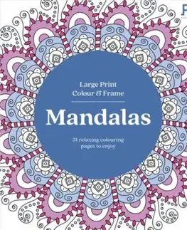 Large Print Colour & Frame - Mandalas - Puzzles and Games