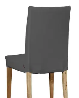 Dekoria Návlek na stoličku Henriksdal (krátky), sivá, návlek na stoličku Henriksdal - krátky, Quadro, 136-14