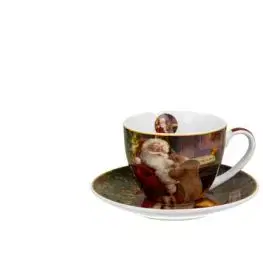 Porcelánová šálka s podšálkou Santov list 250 ml