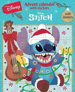 Adventný kalendár so samolepkami - Lilo & Stitch