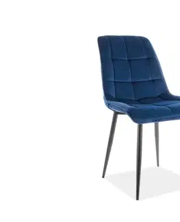 Jedálenská stolička CHIC VELVET Signal