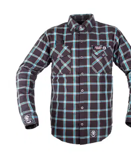 W-TEC Black Heart Respector čierna s modrým pruhom - L
