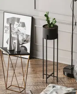Kovový stojan na kvety GED-025 Loft black