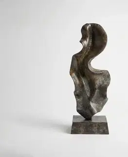 DELIFE Socha Arvena B26 x T14 x H70 cm hliník antická umbrou ručne vyrobená