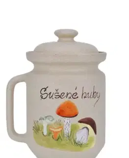 Kinekus Dóza keramická SUŠENÉ HUBY 1l