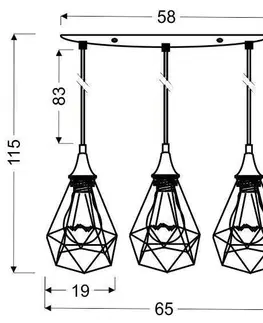 Závesná lampa GRAF Candellux