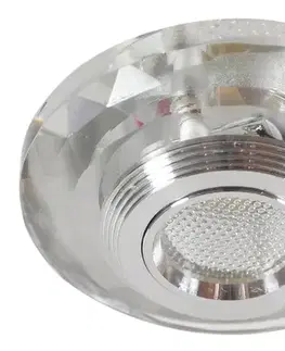 LED stropné svietidlo 3W kužeľovité brúsené sklo SS-36