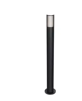 Inteligentný vonkajší stĺpik čierny 80 cm IP44 vrátane Zigbee GU10 - Boris