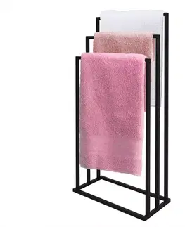 Stojan Na Uteráky 3-Ramenný Čierna