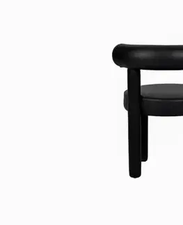 Leith LET77BLK-L Tapetovaná stolička