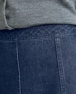 Rozšírená džínsová sukňa