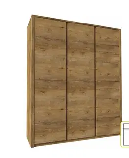 Šatníková skriňa trojdverová MONTANA S3D Tempo Kondela