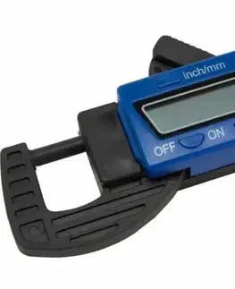EXTOL CRAFT Merač hrúbky digitálny, presnosť +-0,1mm, rozlíšenie 0,01mm, LCD