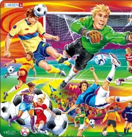Puzzle Futbal - Hra Larsen US22-ZZ