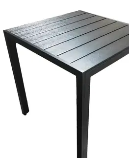 Stôl Douglas čierny 70x70 cm