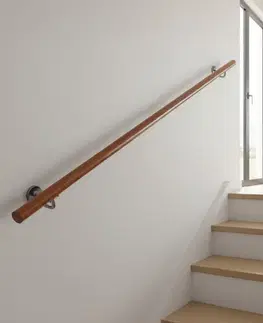 KONDELA Manel Typ 1 madlo / zábradlie hnedá