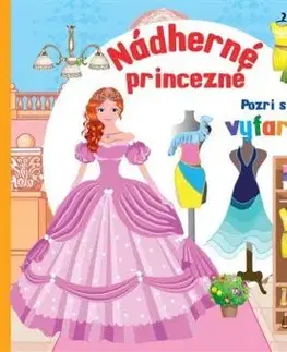 Nádherné princezné - Pozri si a vyfarbi!