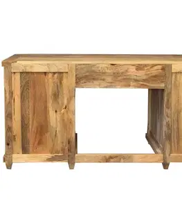 Písací stôl Devi 160x80x76 indický masív mango
