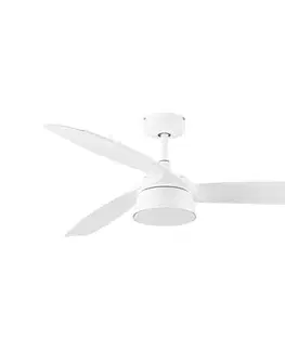 Lucci Air 513073 - stmievateľný LED látor BRONX LED/18W/230V CCT pr. 132 cm biely + diaľkové ovládanie 513073