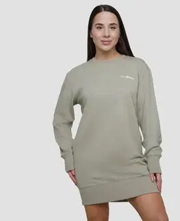 GymBeam Dámska mikina Agile Longline Sage  SS