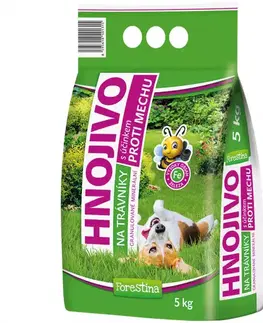 Trávnikové hnojivo s účinkom proti machu 5 KG